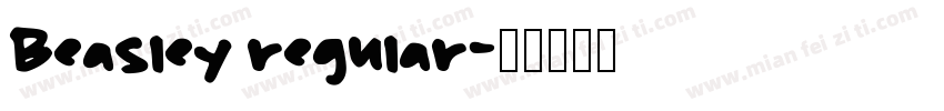 Beasley regular字体转换